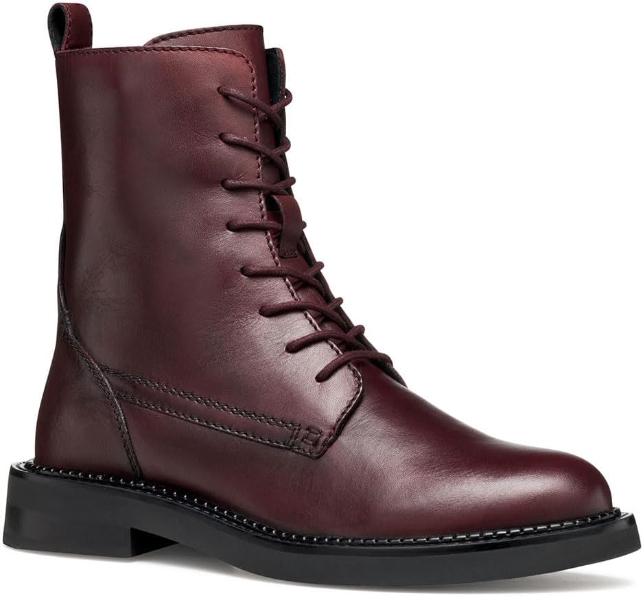 Geox D Serilda G Bottes de chevilleFemme 37.5 EU Vin