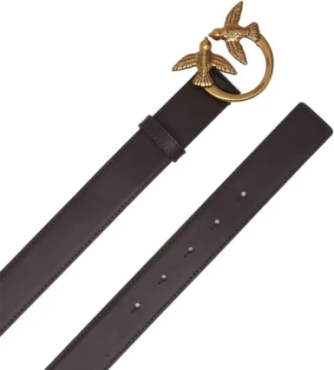 Pinko Ceinture Femme M Z99q noir-antique Gold