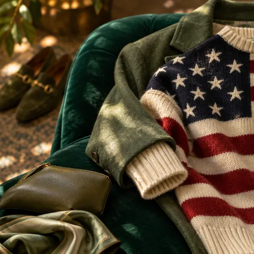 Comment porter le pull Ralph Lauren femme à motif drapeau américain avec élégance