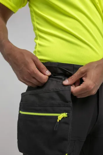 DX4 Detachable Holster Pocket Trouser for men, Color: Black, Size: 38, DX440BKR38 48 Noir