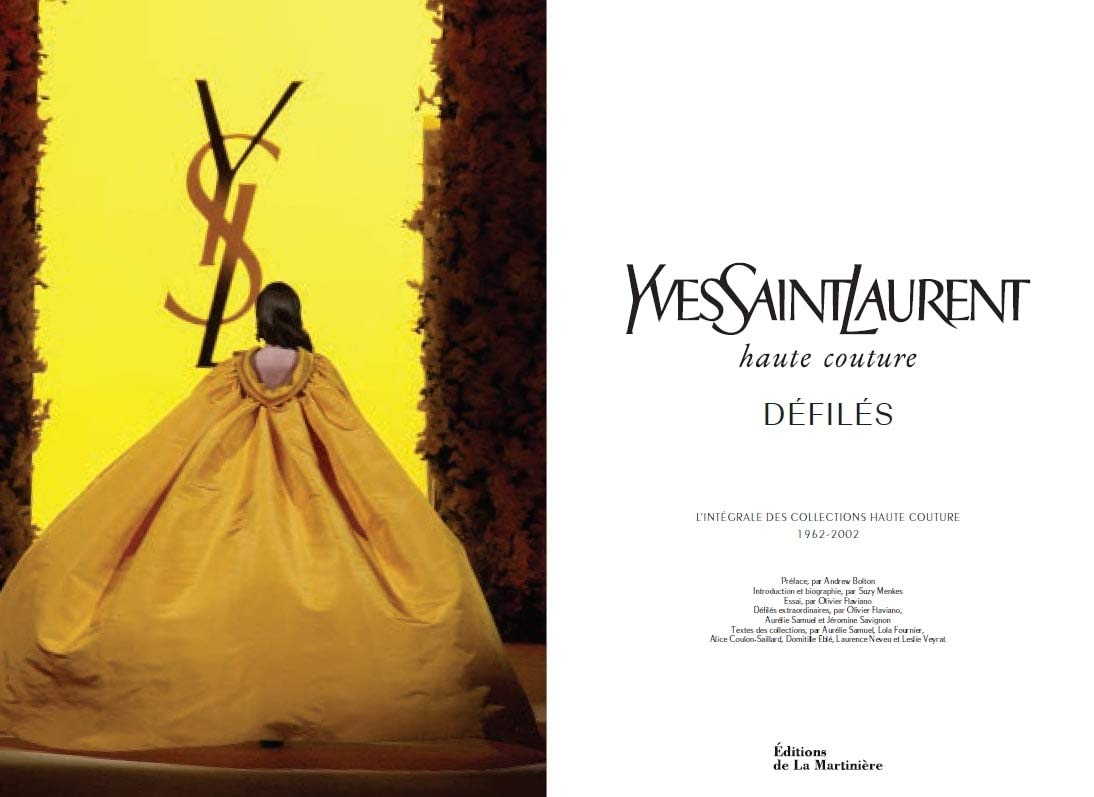 Yves Saint Laurent défilés: Haute-Couture