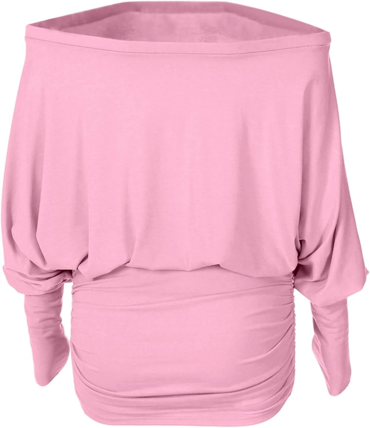 Robe moulante sexy de style Pure Desire avec col froncé pour femme M Rose