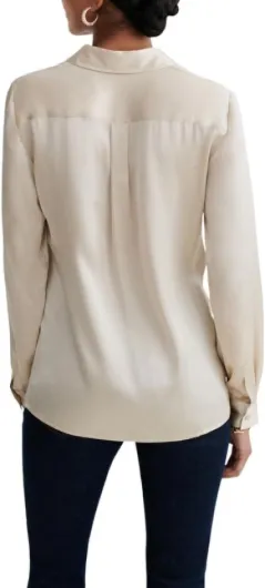 Sk000-jeanneb Blouse Femme (Lot de 1) 46 Beige