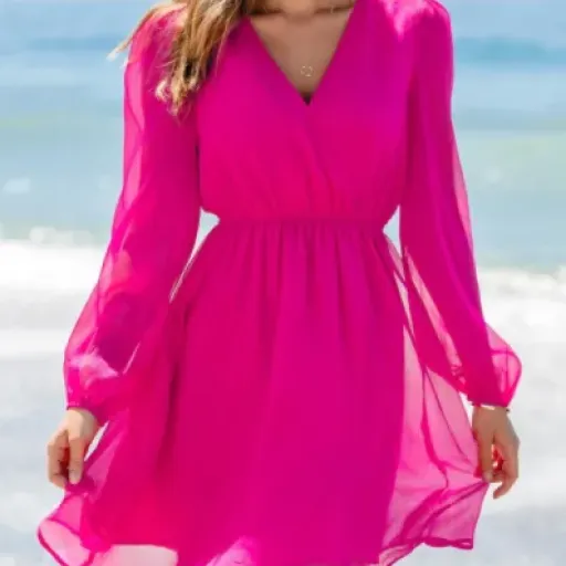 Test CUPSHE Mini robe d'été à volants : une petite robe rose qui fait le job (mais pas pour tout le monde)