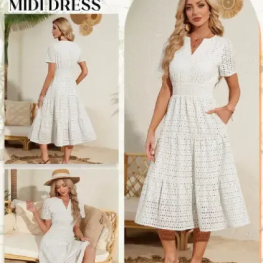 Test PASUDA Robe d'été longue coton : la robe plage/chic qui fait le job sans être parfaite