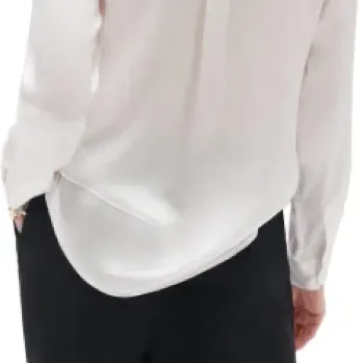 Test CAROLL chemise droite en soie 42 Ivoire : une belle chemise, mais pas sans contraintes