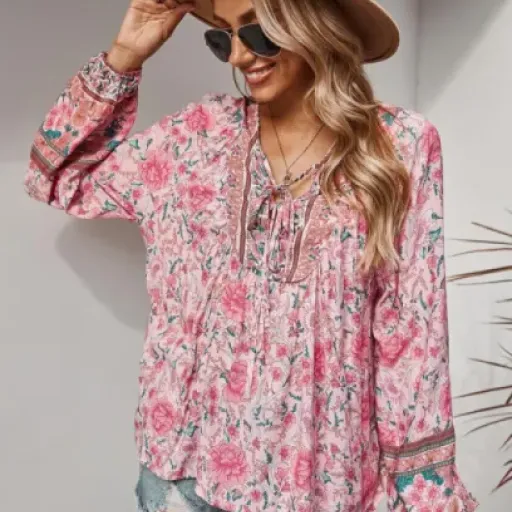 Test chemisier bohème rose CNTSFS : la tunique légère qui fait le job pour l’été