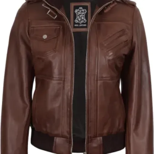 Test Fjackets Veste en cuir Edinburgh Cognac : la veste à capuche qui fait le job sans être parfaite