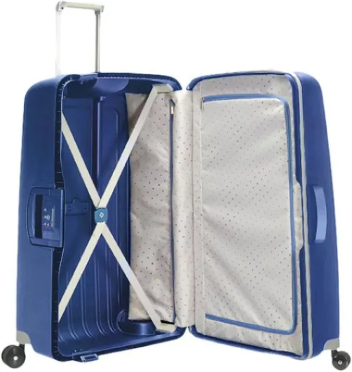Samsonite S'Cure - Spinner XL, Suitcase, XL (81 cm), 138 L, Blue (Dark Blue) XL (81cm-138L) Dark Blue