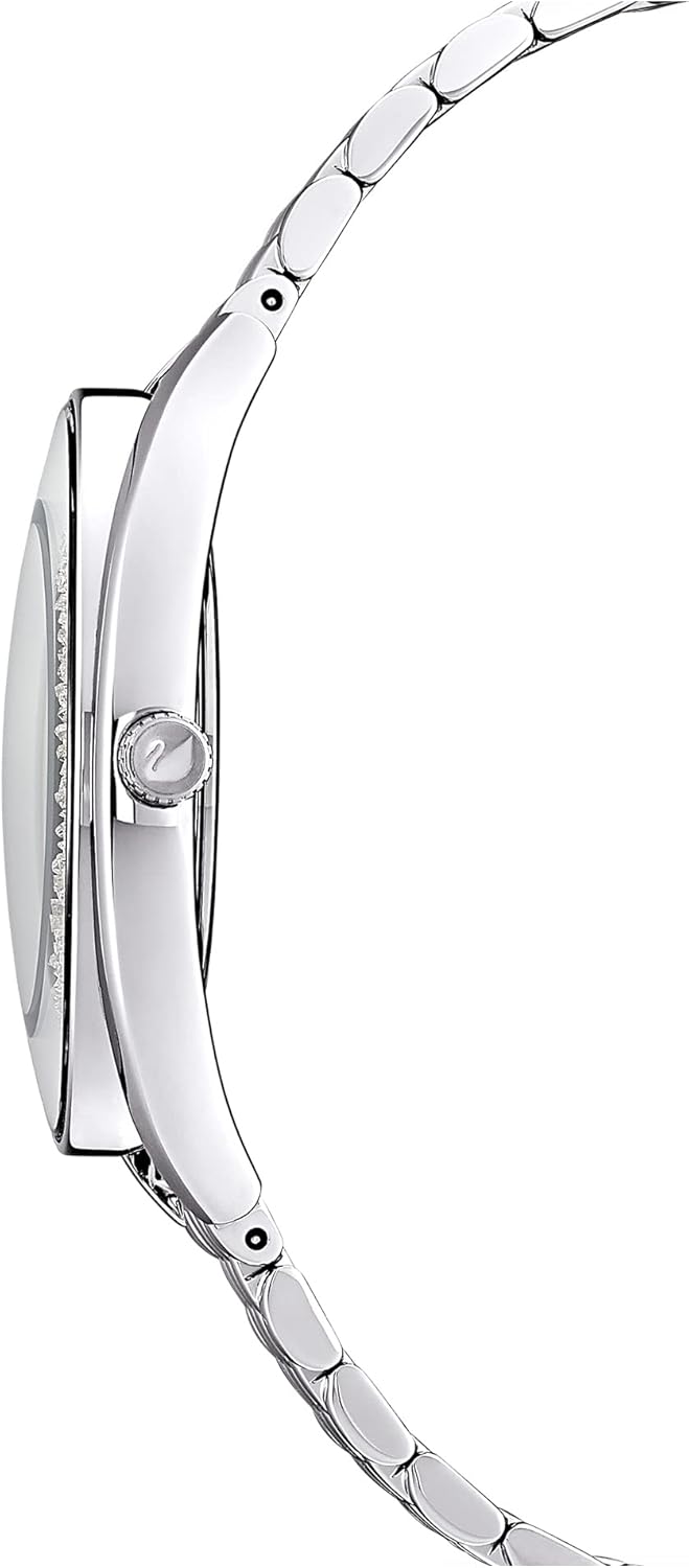 Swarovski Crystalline Collection Watch Crystalline Aura Montre Edelstahl Silberton