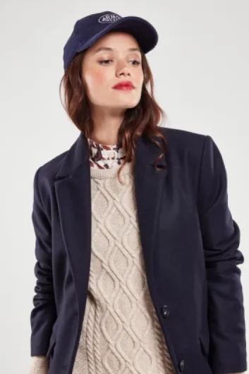 Veste blazer - drap de laine 40 Seal