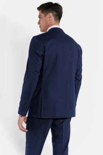 Steffen Klein Herren Anzug Regular Fit elastisch 52 Bleu