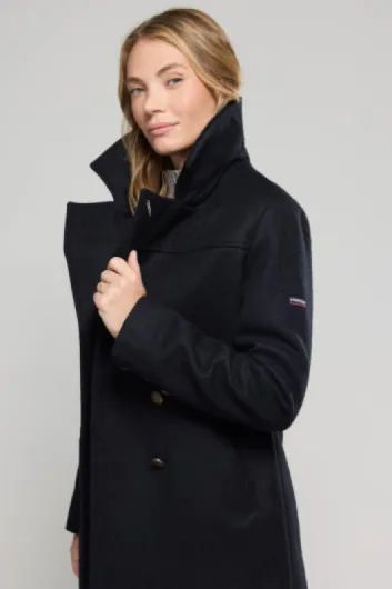 Caban "Pointe du Raz" Femme Blouson Femme (lot de 1) M Bleu (Rich Navy D85)