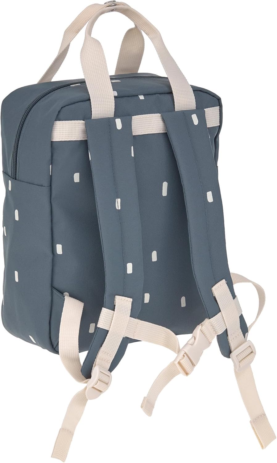 Sac à dos pour enfants avec sangle de poitrine Sac à dos pour l'école maternelle 28 cm, 5,5 litres, 3 ans/Mini Square Backpack Happy Prints midnight blue Bleu Foncé