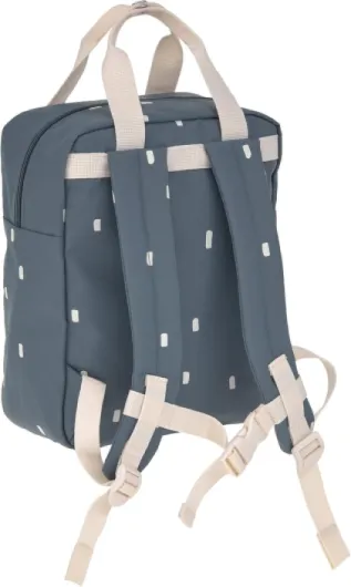 Sac à dos pour enfants avec sangle de poitrine Sac à dos pour l'école maternelle 28 cm, 5,5 litres, 3 ans/Mini Square Backpack Happy Prints midnight blue Bleu Foncé