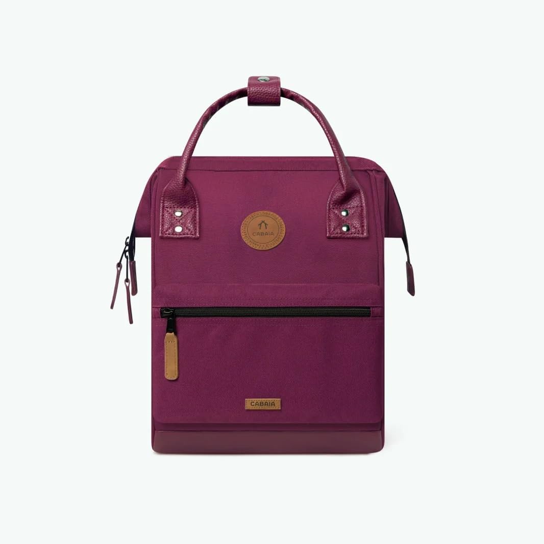 CABAIA - Sac à Dos Adventurer Nice - Mini 10L - Déperlant - Compartiment Ordinateur Portable 10,5" - 2 Poches - Certifié Vegan - Sac Voyage, Affaires, École pour Homme et Femme - Violet Violet Mini