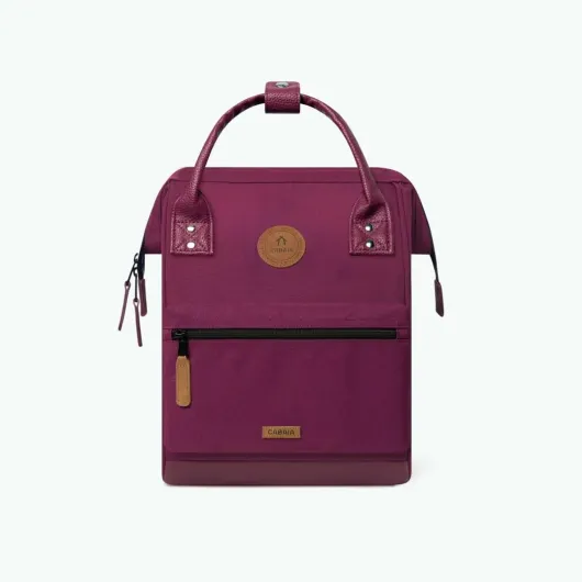 CABAIA - Sac à Dos Adventurer Nice - Mini 10L - Déperlant - Compartiment Ordinateur Portable 10,5" - 2 Poches - Certifié Vegan - Sac Voyage, Affaires, École pour Homme et Femme - Violet Violet Mini