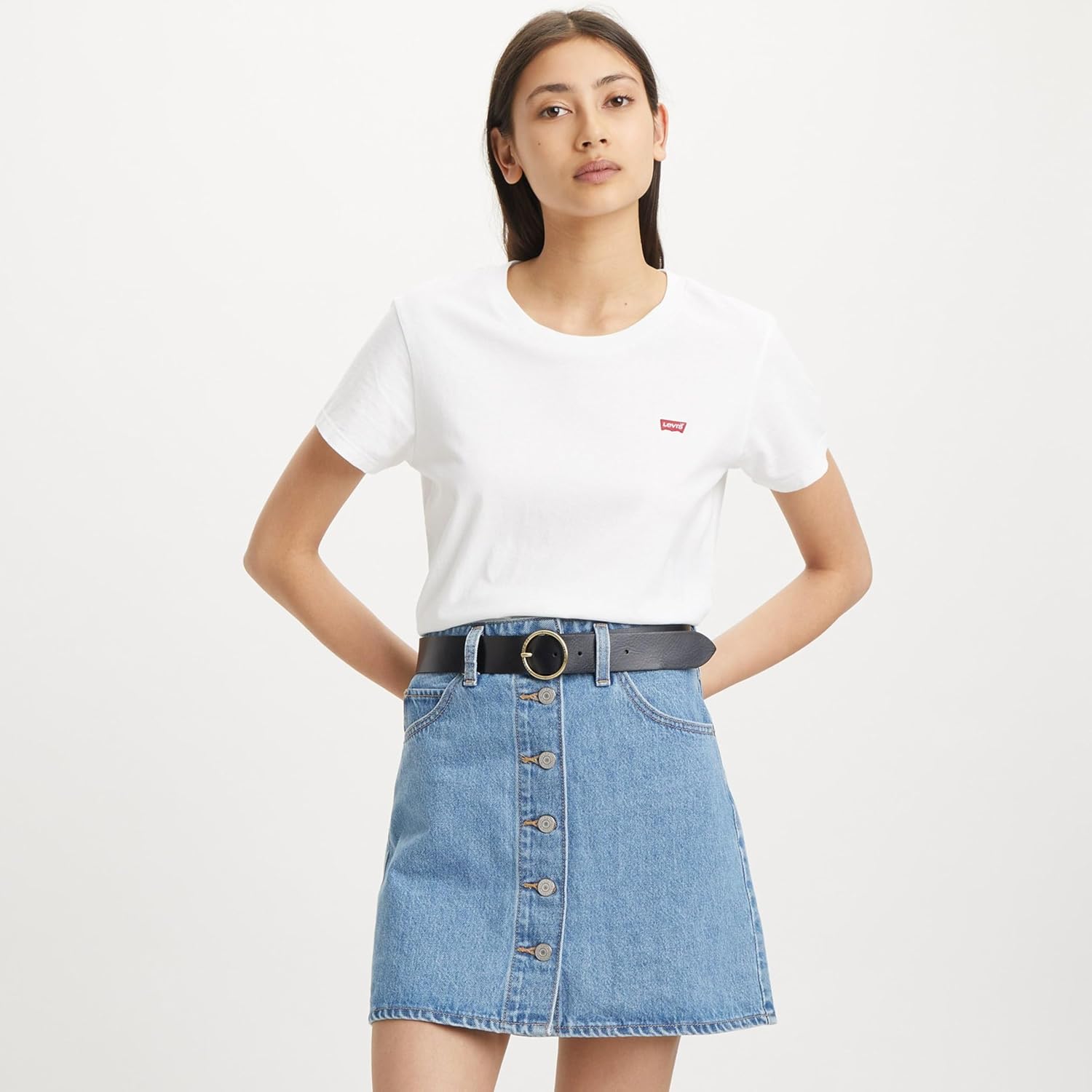 Levi's Athena Ceinture Femme (lot de 1) 85 Regular Black