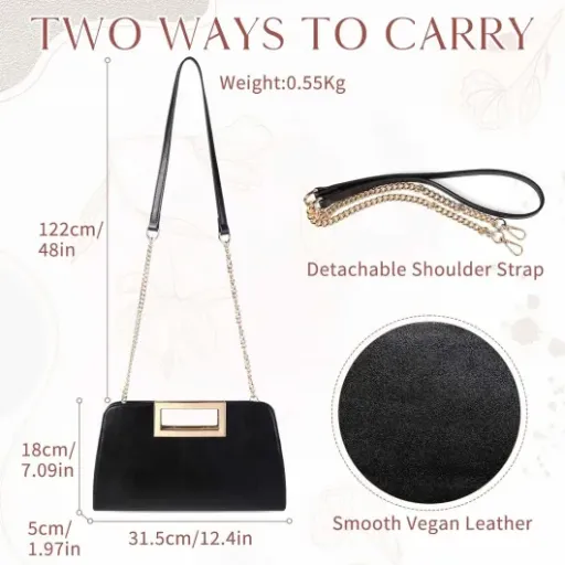 Test VASCHY Pochette & Clutch noire : le petit sac de soirée qui fait le job sans ruiner le budget