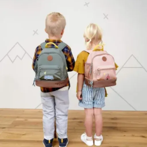Test LÄSSIG Adventure Mini Backpack Bus Petrol : un petit sac de maternelle bien foutu mais pas sans limites
