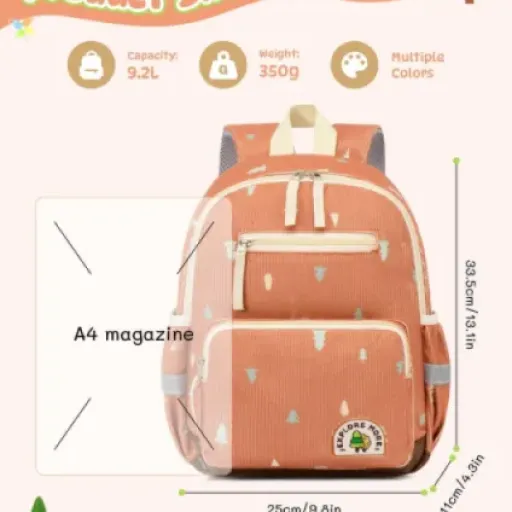 Test PROTAURI Sac à Dos Enfant Maternelle : un petit cartable léger et pratique pour les 2-6 ans