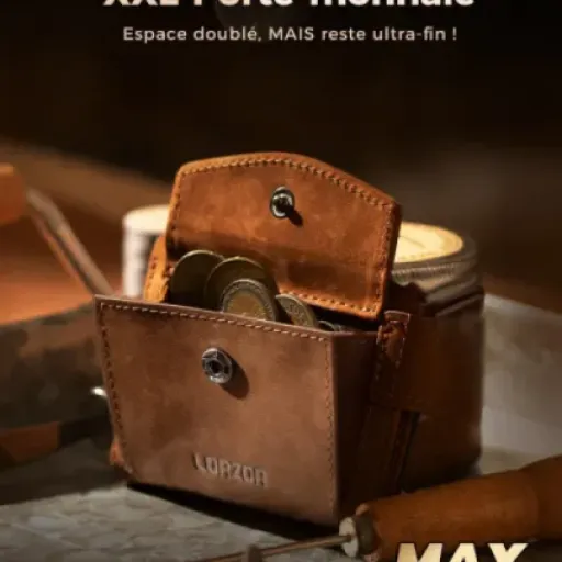 Test LORZOR Portefeuille Homme : gros porte-monnaie, petit format… mais pas si discret que ça
