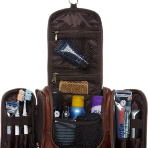 Test SID & VAIN Dexter : la trousse de toilette en cuir qui fait le job sans chichis