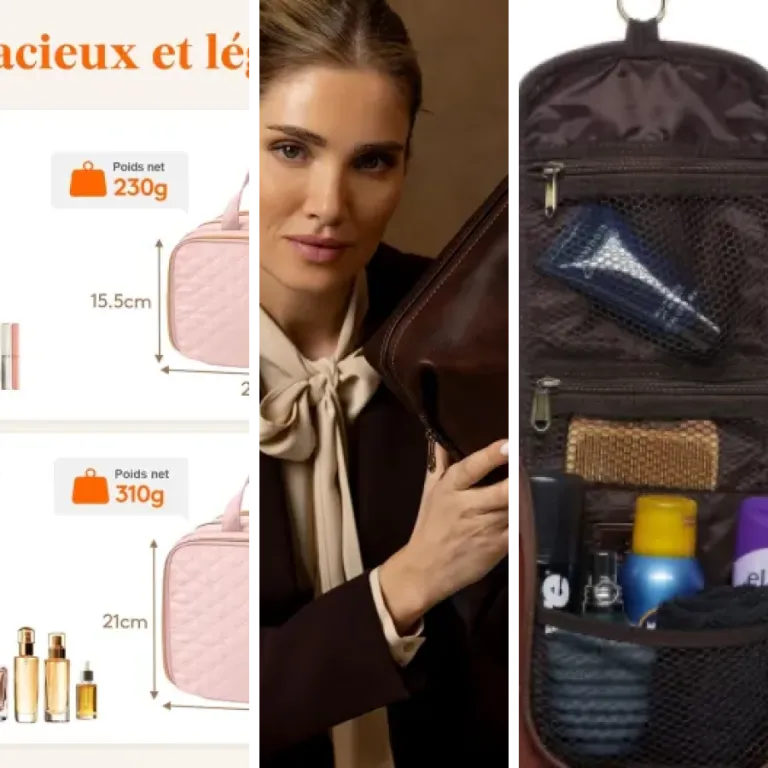 Classement des 11 meilleurs trousses de toilette femme (2026)