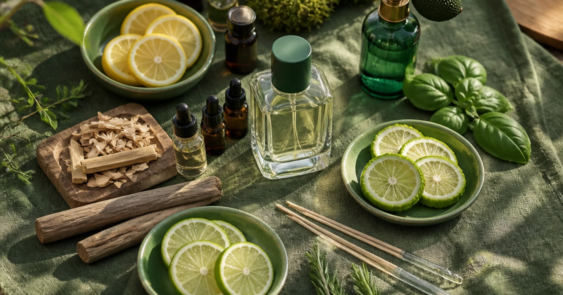 Parfum et chaleur : choisir ses notes d'été, du zeste d'agrume au bois blond